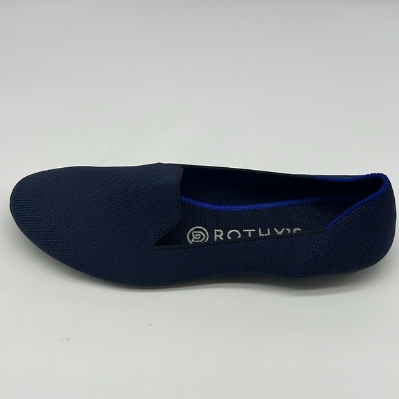 Rothy's - The Loafer Navy Round Toe Lightweight Slip On Flat Loafer Size 8 - Picture 12 of 16